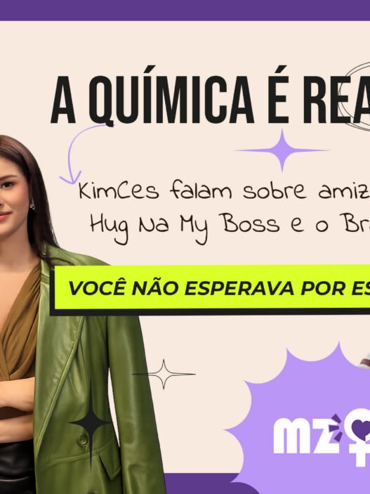 Capa da entrevista de KimCes com Raíssa Manzouque sobre amizade, química e a série GL Hug Na My Boss