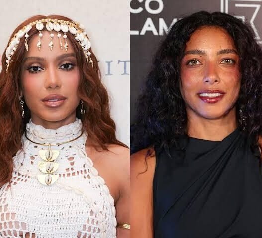 Alice Carvalho e Anitta juntas durante evento no Carnaval de 2026