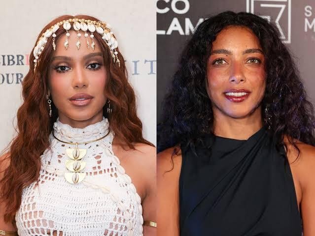Alice Carvalho e Anitta juntas durante evento no Carnaval de 2026