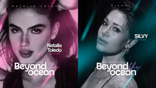 Pôster de Beyond The Ocean com Natália Toledo como Laura e Silvy Pavida como Carisa