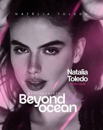 Pôster de Natália Toledo como Laura, protagonista da websérie GL Beyond The Ocean