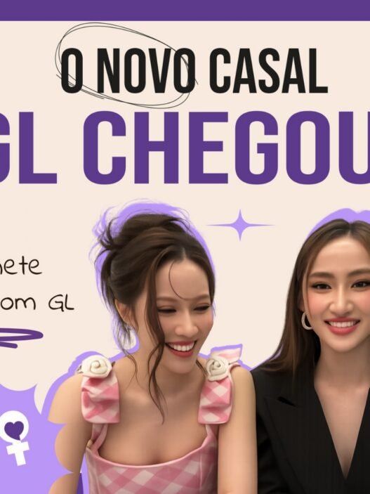 Capa de entrevista sobre novo casal GL com participação especial do canal GLzeira