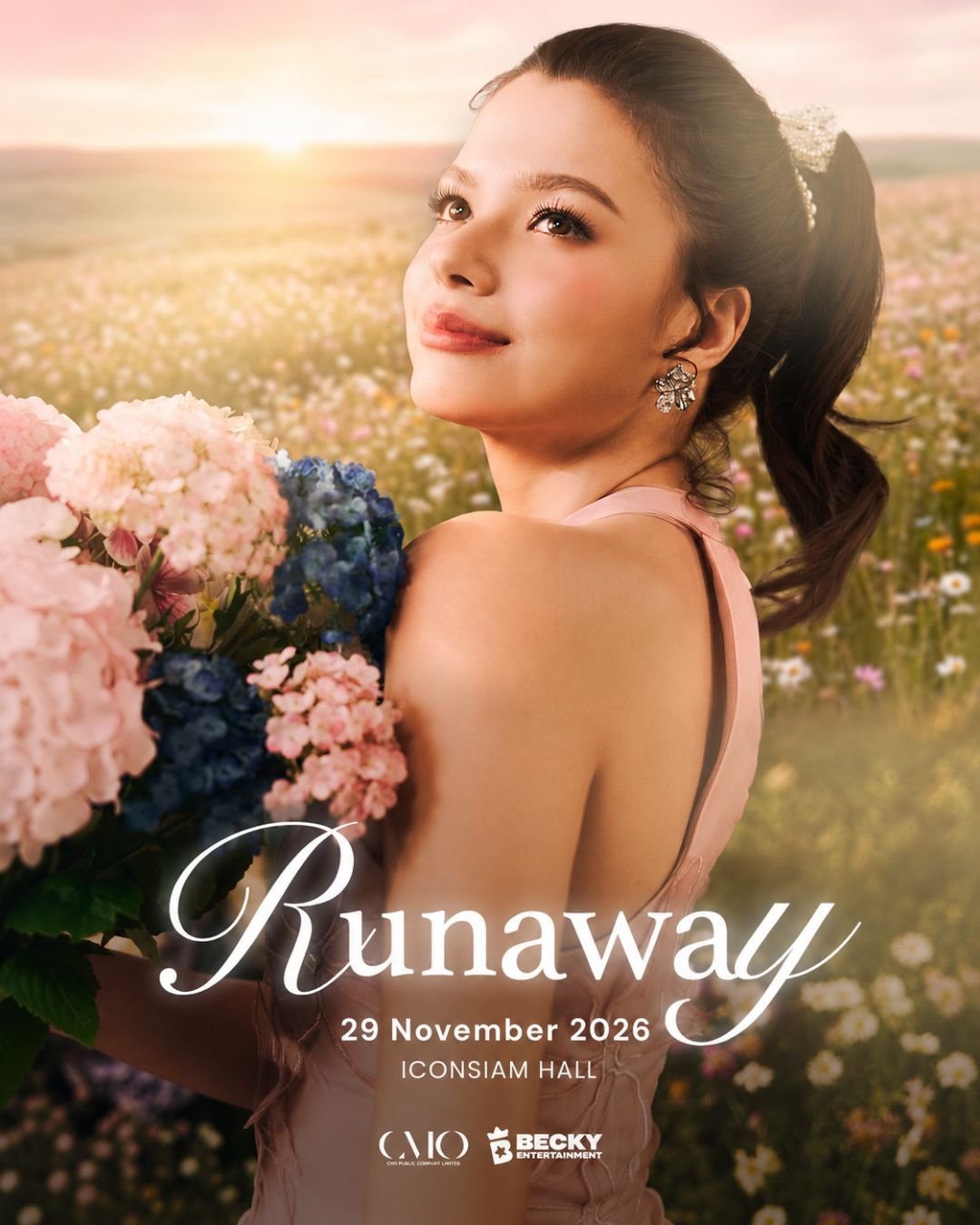 Becky Armstrong no pôster do RUNAWAY Happy Birthday Concert 2026
