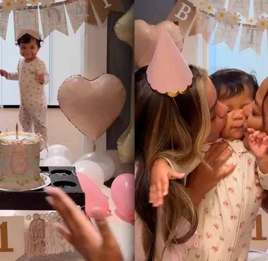 Zuri, filha de Ludmilla e Brunna Gonçalves, celebra aniversário de 1 ano ao lado das mães