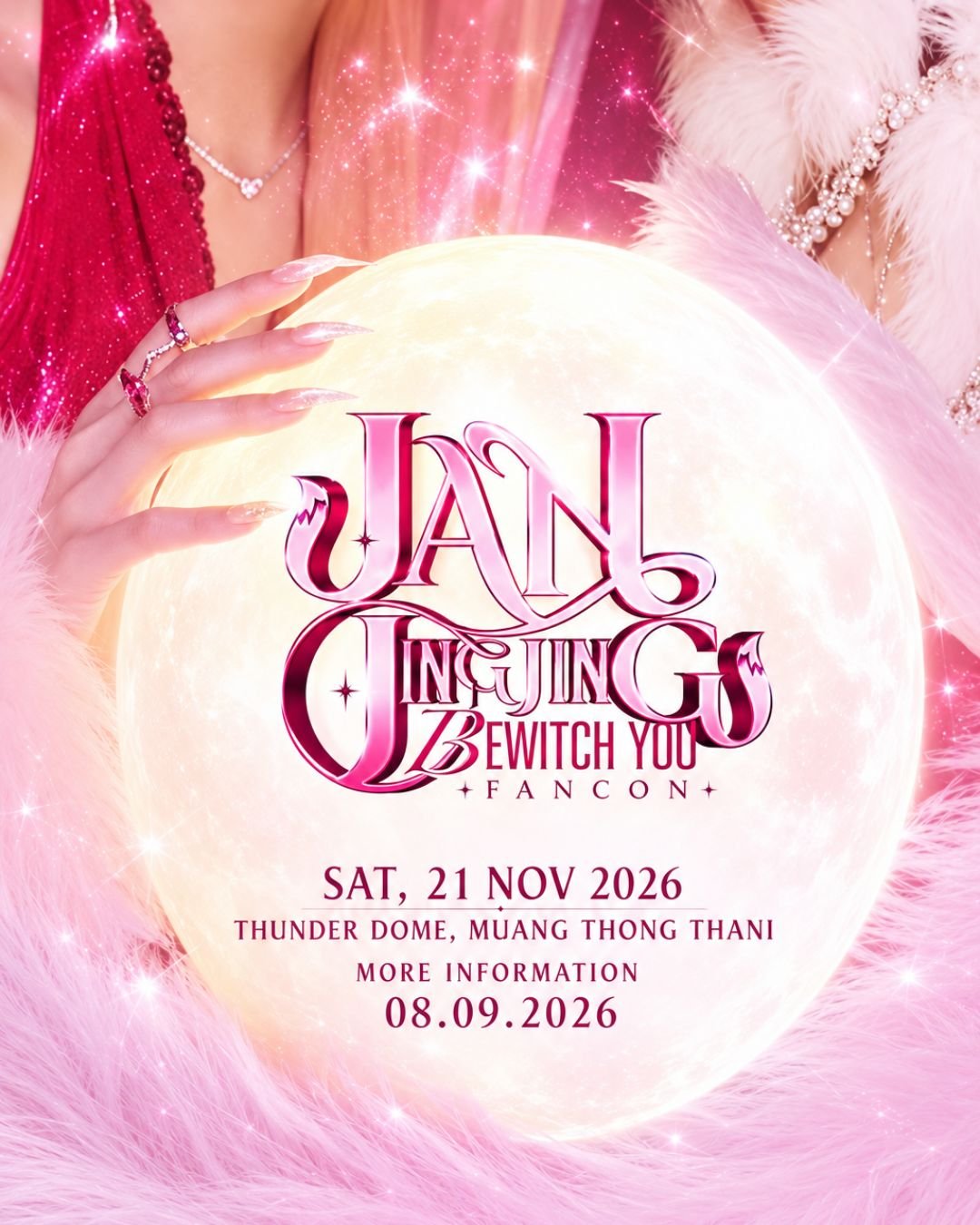 Pôster do Jan JingJing Bewitch You Fancon 2026 no Thunder Dome