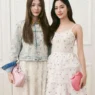 Lingling Kwong e Orm Kornnaphat juntas durante compromisso público